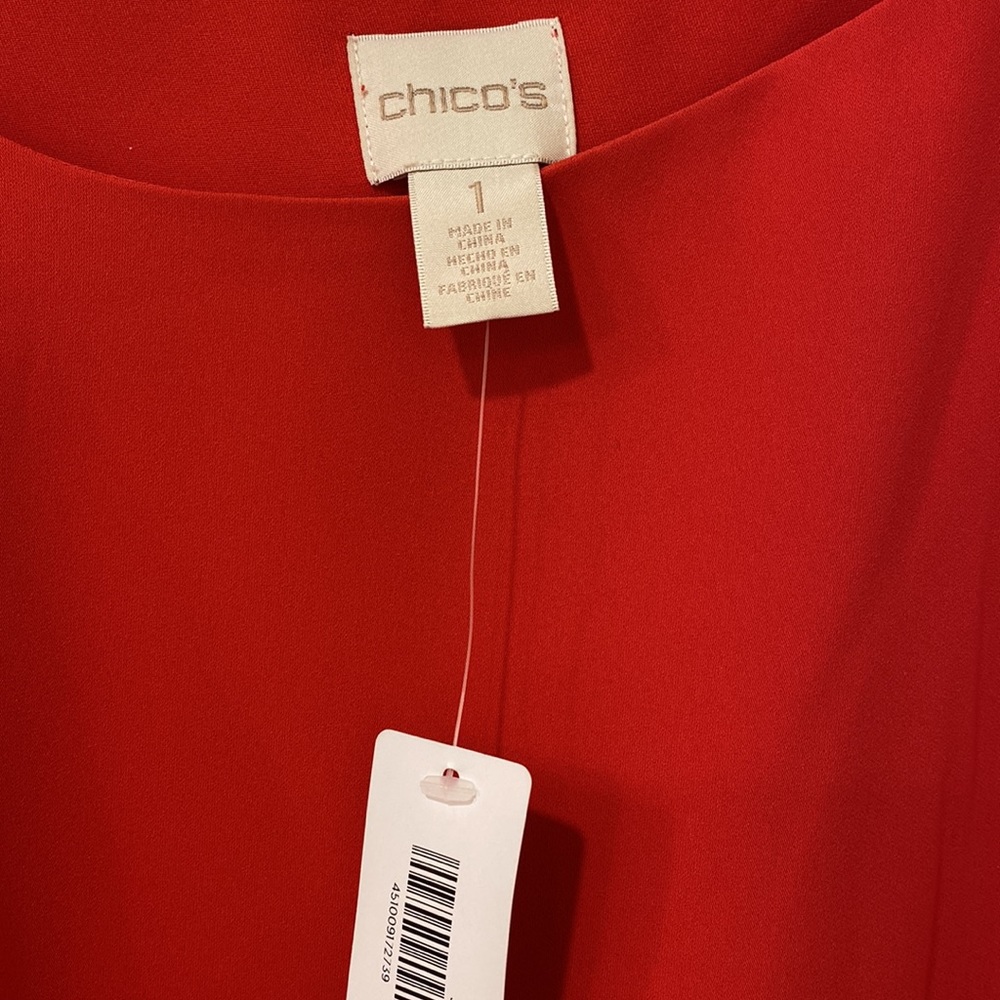 Asymmetrical elegant blouse. New with tag. - Picture 2 of 3